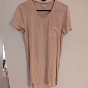 Splendid xsmall pink t shirt dress